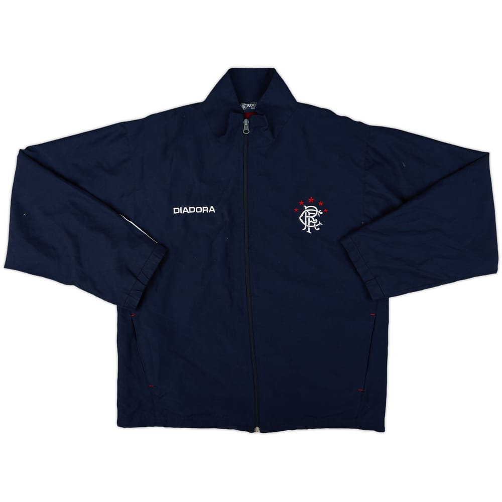 2004-05 Rangers Diadora Track Jacket - 9/10 - (XL.Boys)