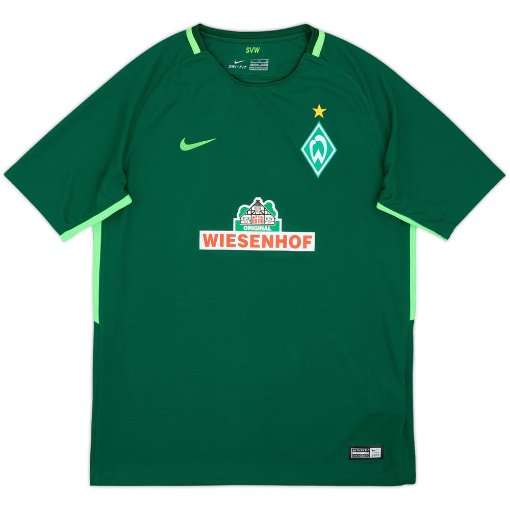 2017-18 Werder Bremen Home Shirt - 10/10 - (XL.Boys)