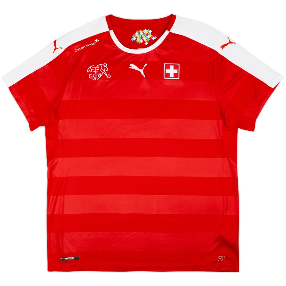 2016-17 Switzerland Home Shirt - 9/10 - (XL)