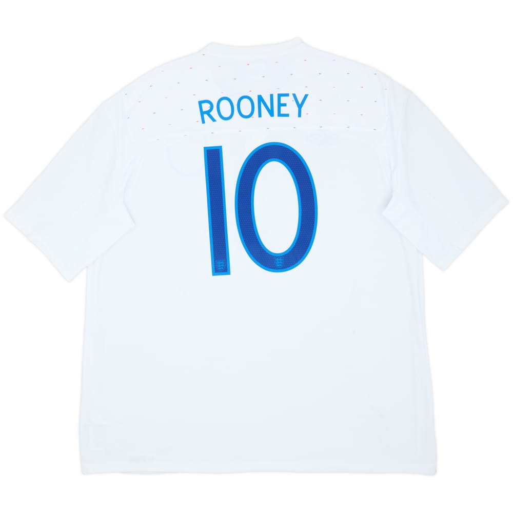 2010-11 England Home Shirt Rooney #10 (3XL)
