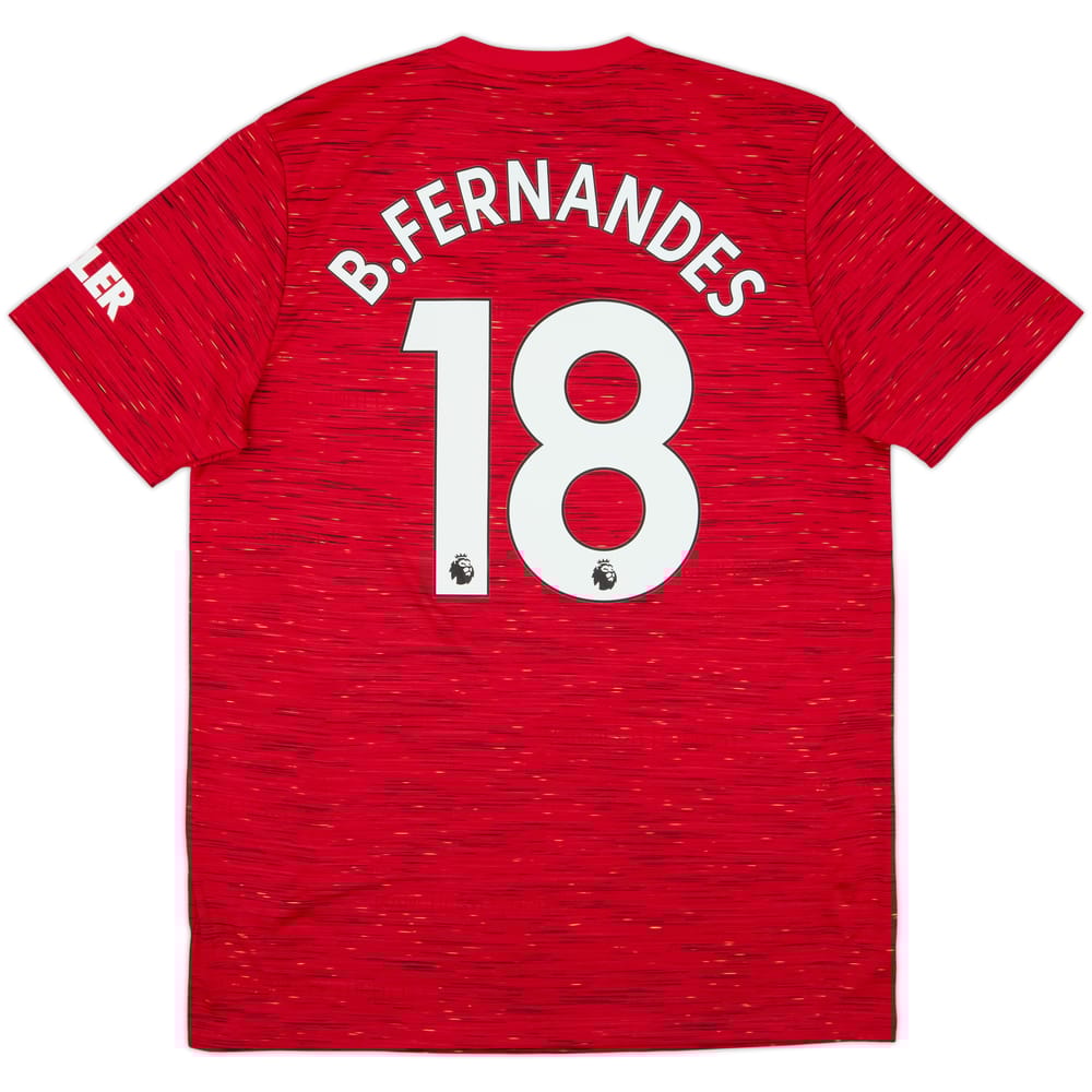 2020-21 Manchester United Home Shirt B.Fernandes #18 (L)
