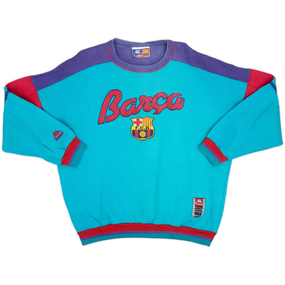 1992-93 Barcelona Kappa Sweat Top - 7/10 - (M)
