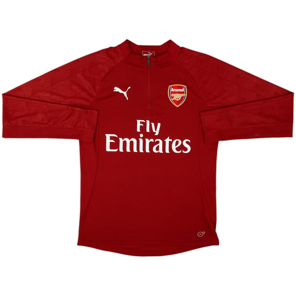 2017-18 Arsenal Puma 1/4 Zip Drill Top - 8/10 - (S)