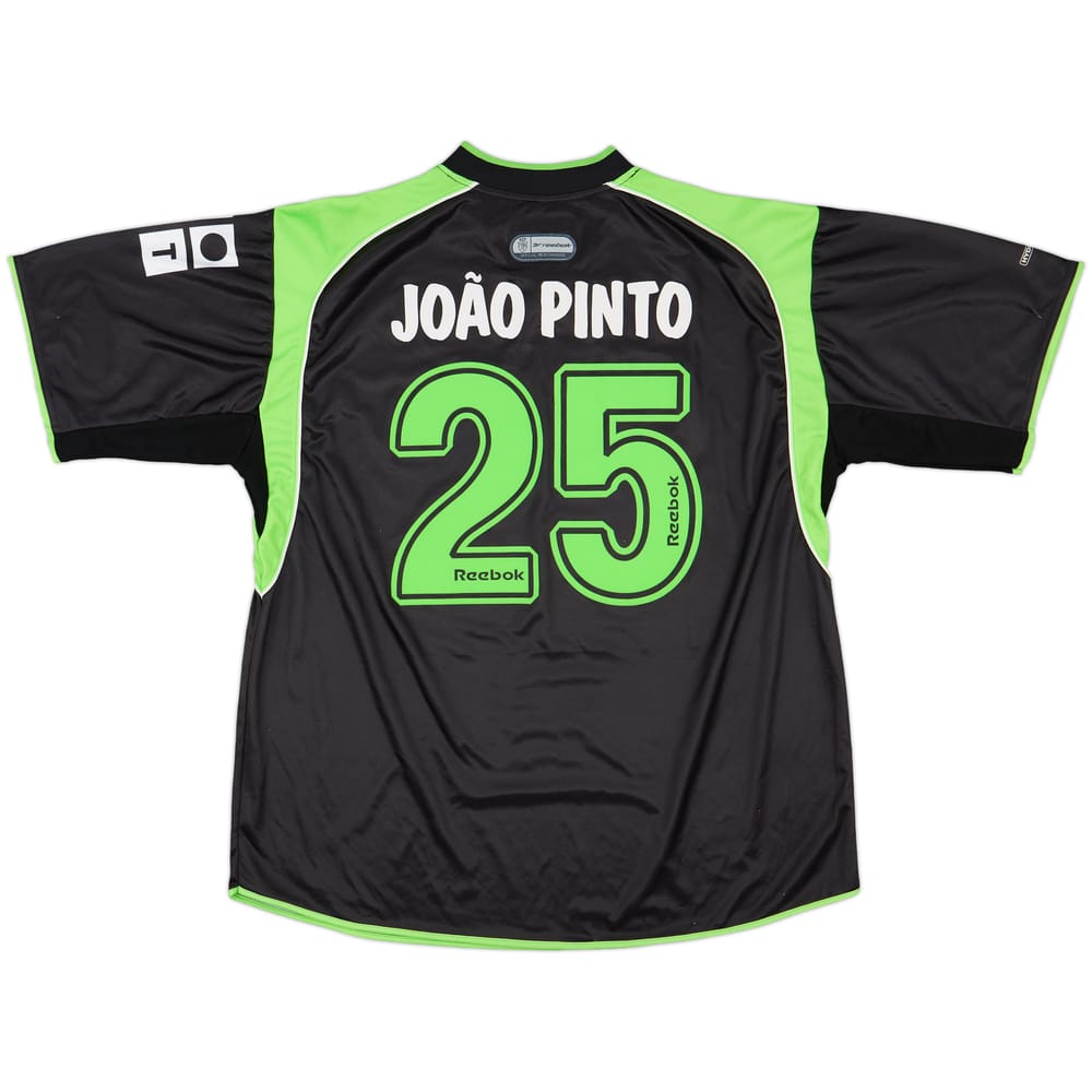2001-02 Sporting CP Away Shirt Joao Pinto #25 - 9/10 - (L)