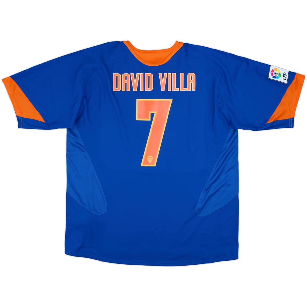 2005-06 Valencia Away Shirt David Villa #7 (XXL)