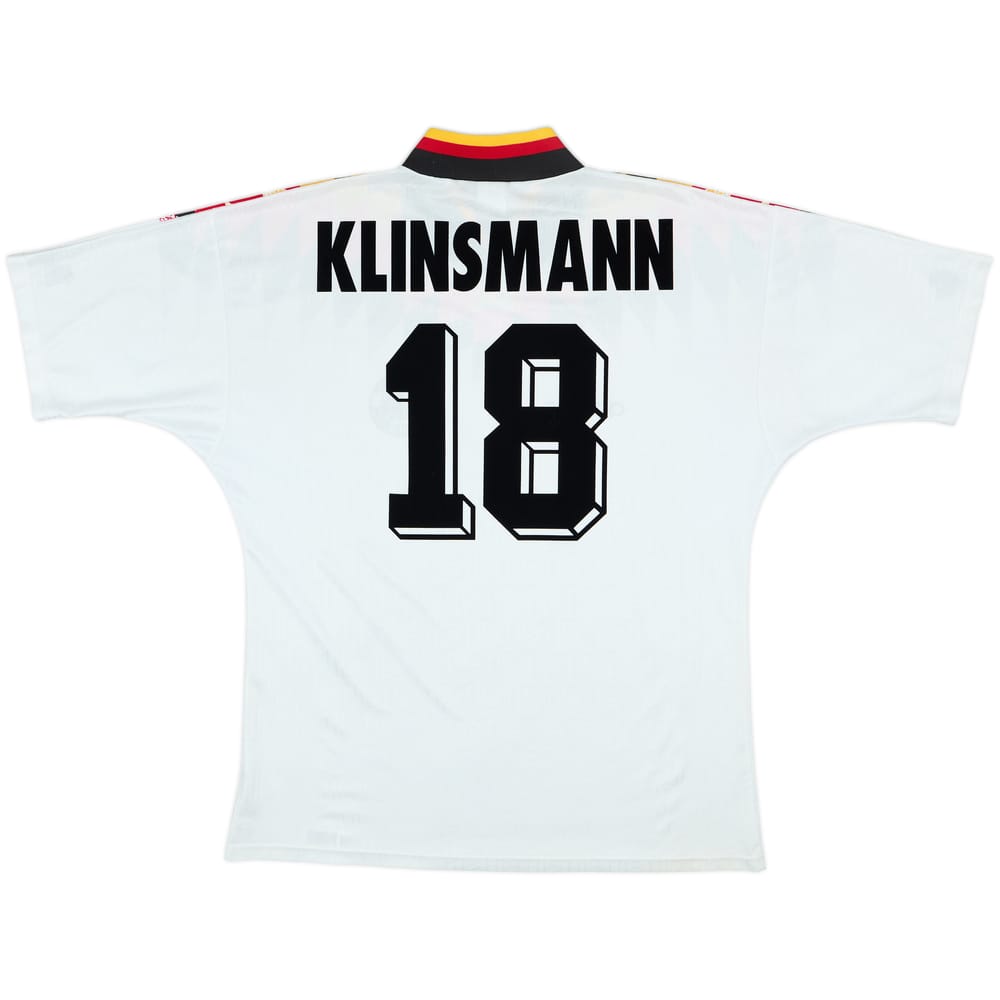 1994-96 Germany Home Shirt Klinsmann #18 - 8/10 - (L)