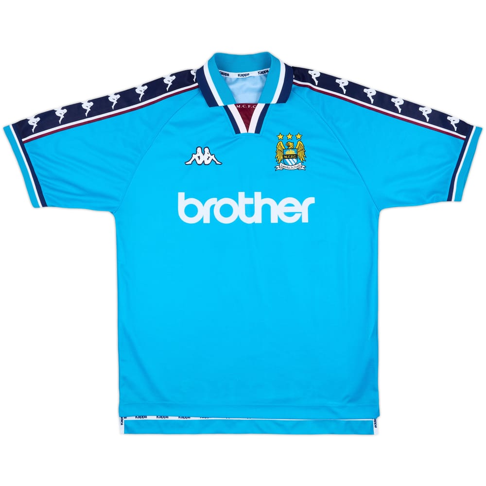 1997-99 Manchester City Home Shirt - 8/10 - (XL)