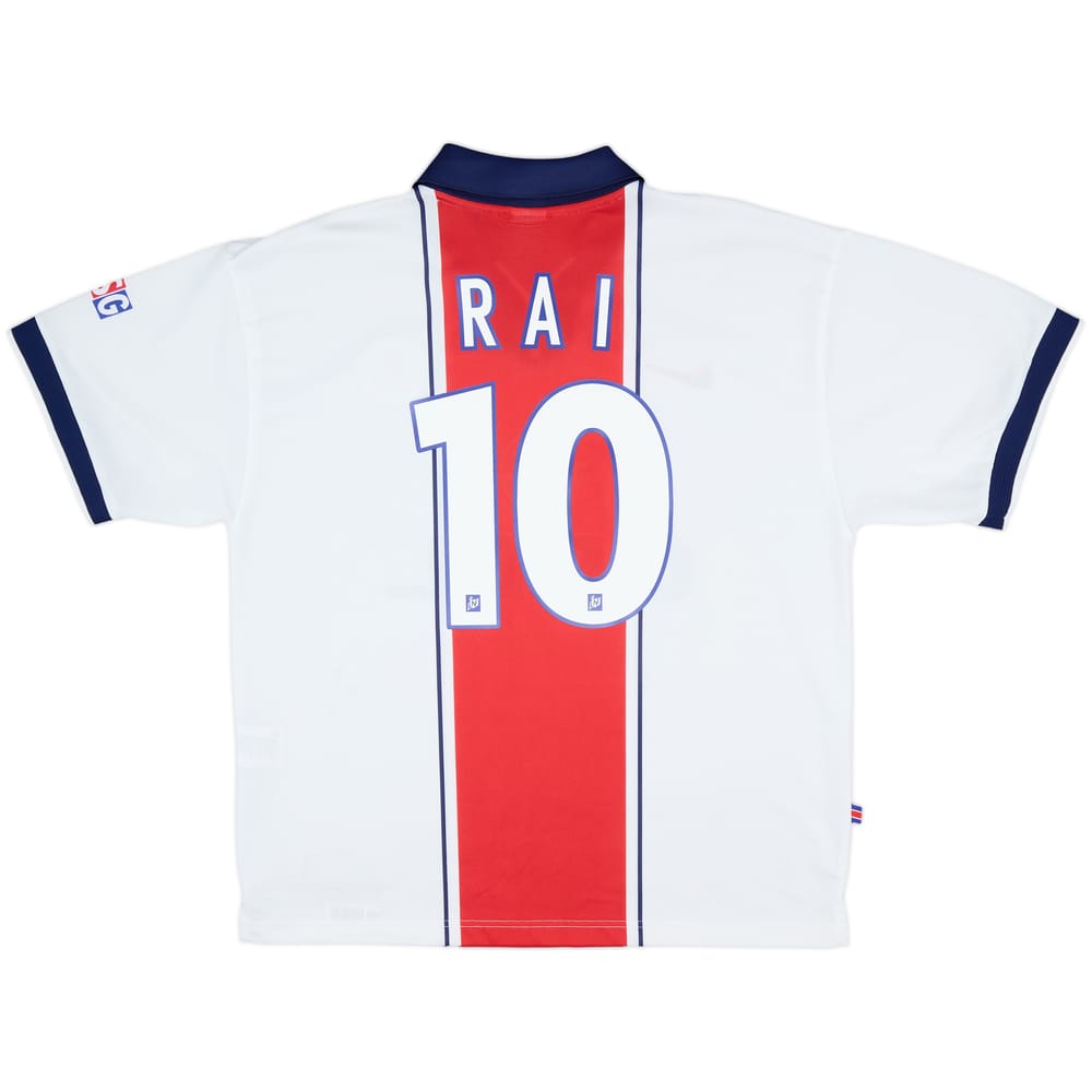 Camiseta de visitante del Paris Saint-Germain 1997-98 Rai #97 - 8/10 - (XL)