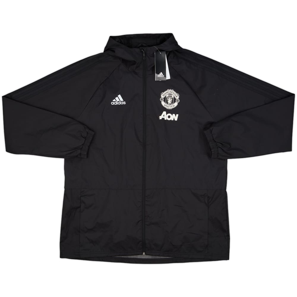 2018-19 Manchester United adidas Hooded Rain Jacket (XL)