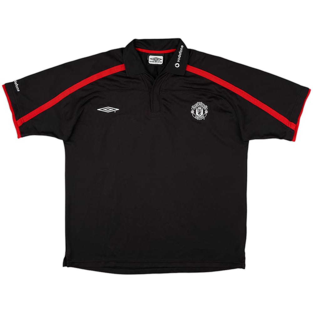2000-01 Manchester United Umbro Polo Shirt - 10/10 - (XL)