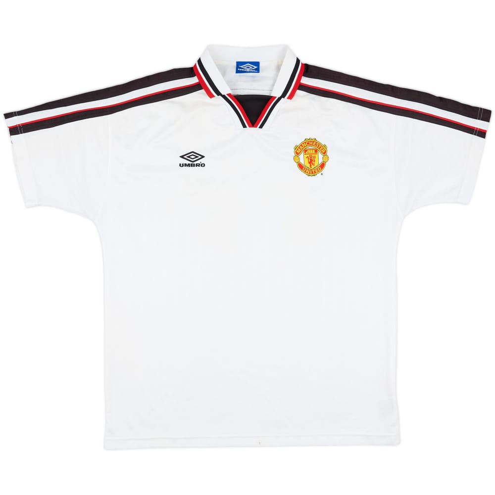 1997-98 Manchester United Umbro Polo Shirt - 6/10 - (XL)