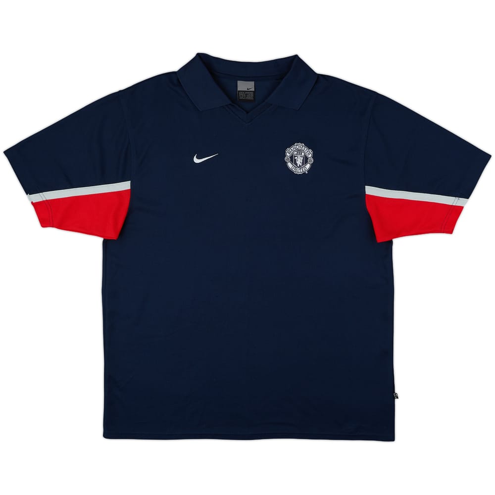 2002-03 Manchester United Nike Polo Shirt - 9/10 - (XL)