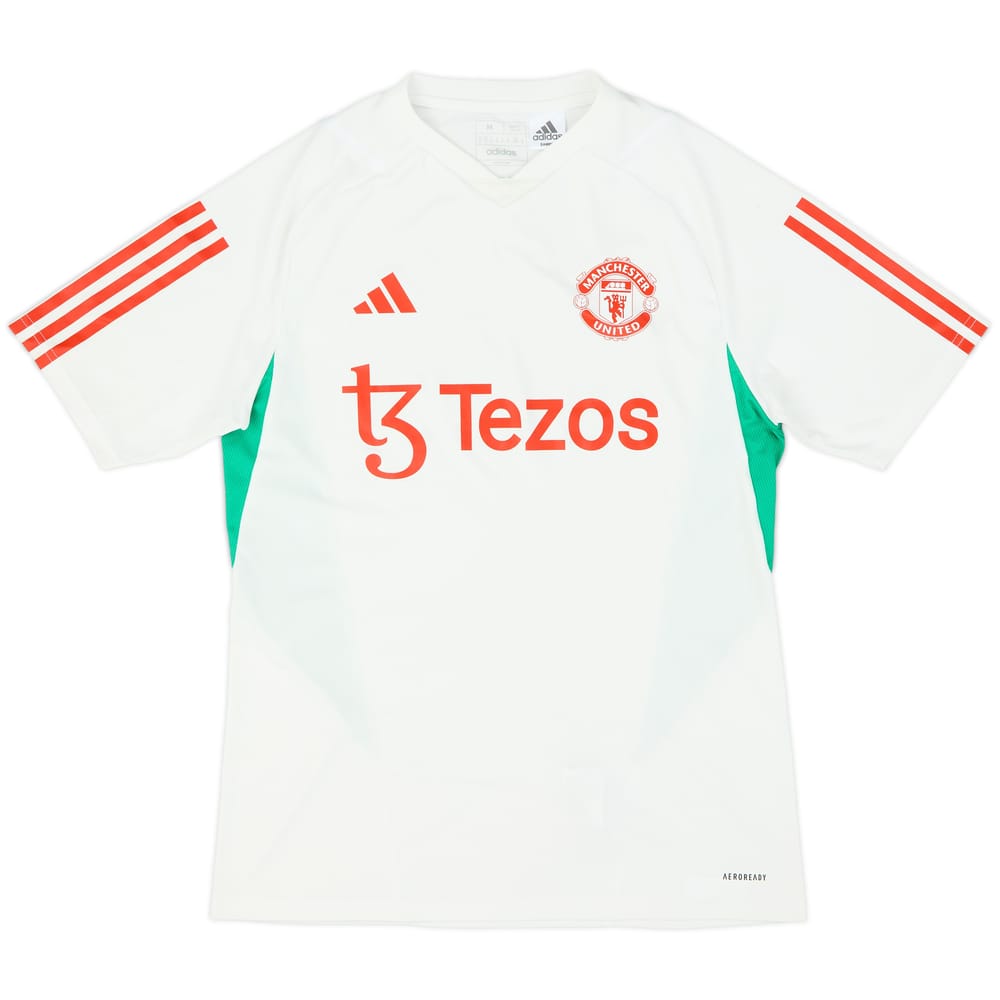 2023-24 Manchester United adidas Training Shirt & Shorts - 7/10 - (M)