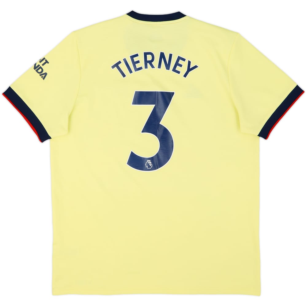 2021-22 Arsenal Away Shirt Tierney #3 - 8/10 - (XL)