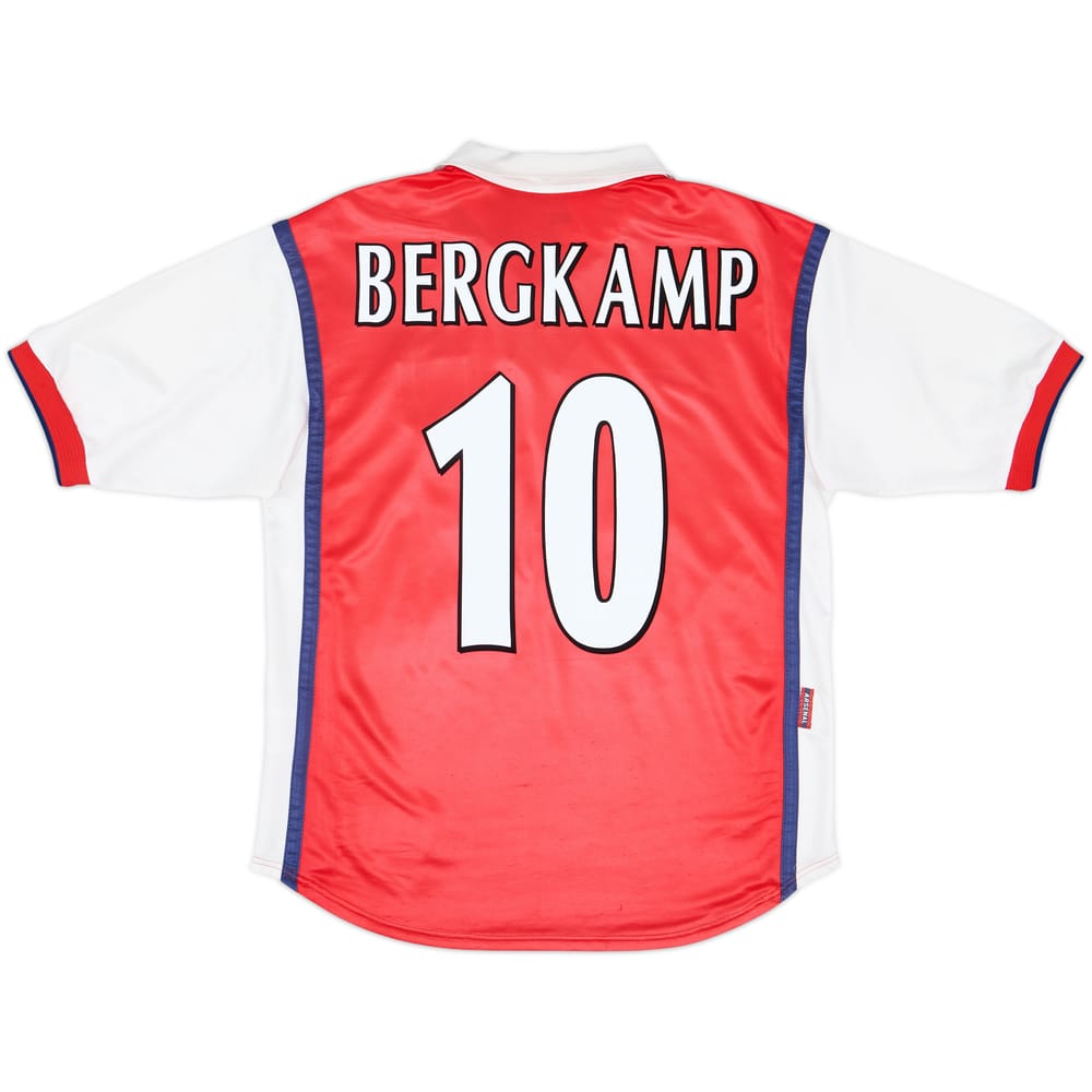 1998-99 Arsenal Home Shirt Bergkamp #10 - 8/10 - (S)
