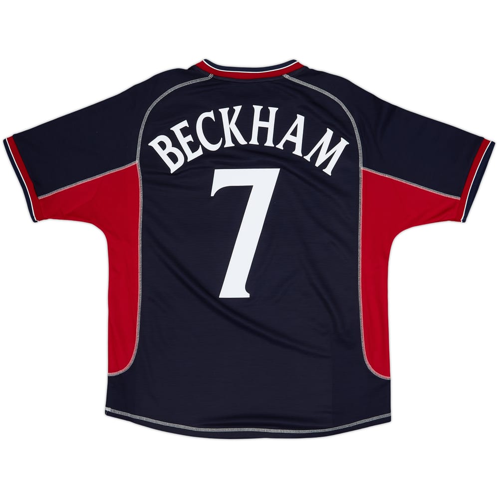 2000-01 Manchester United Third Shirt Beckham #7 - 8/10 - (M)