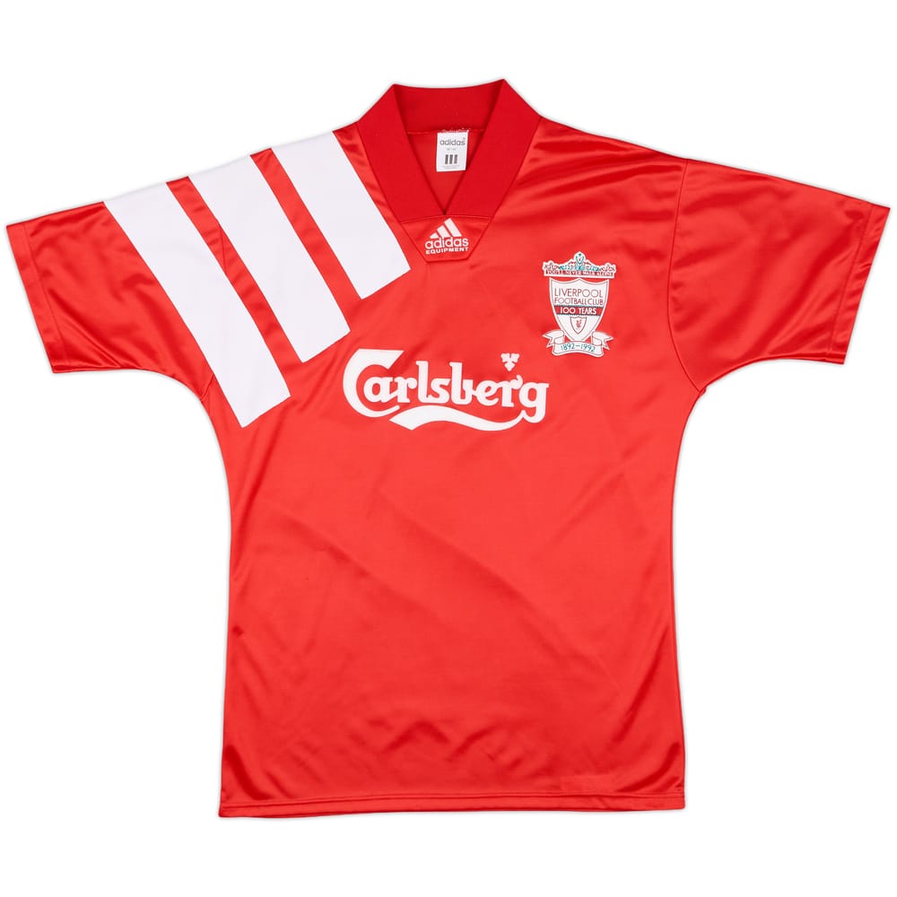 1992-93 Liverpool Centenary Home Shirt - 10/10 - (M)