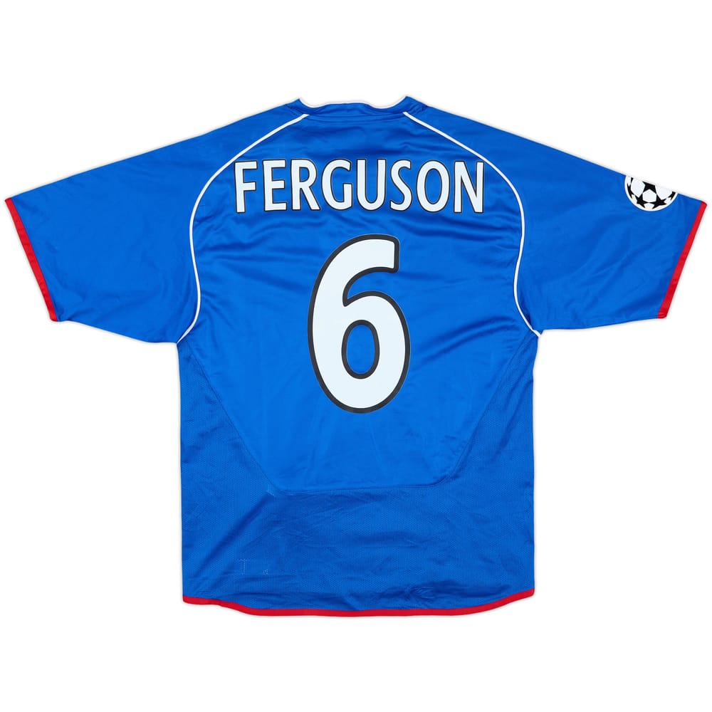 2005-06 Rangers Home Shirt Ferguson #6 - 4/10 - (M)