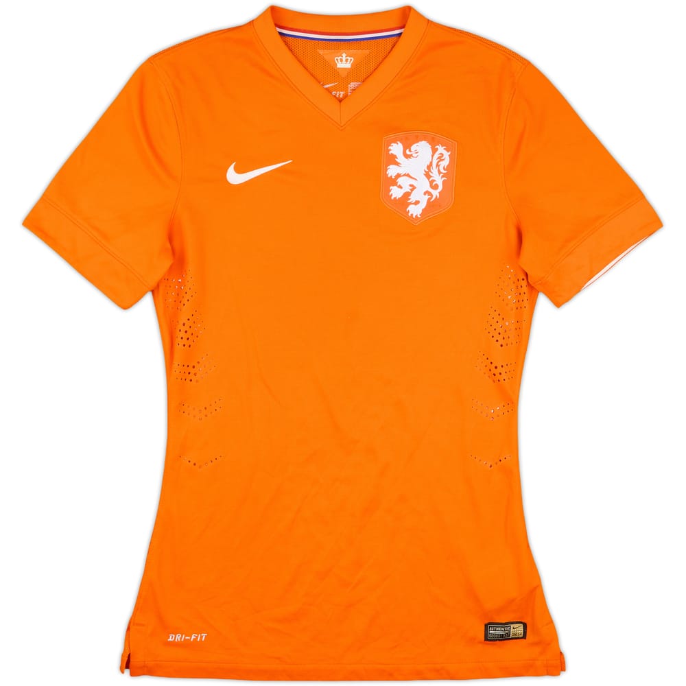 2014-15 Netherlands Authentic Home Shirt - 9/10 - (S)