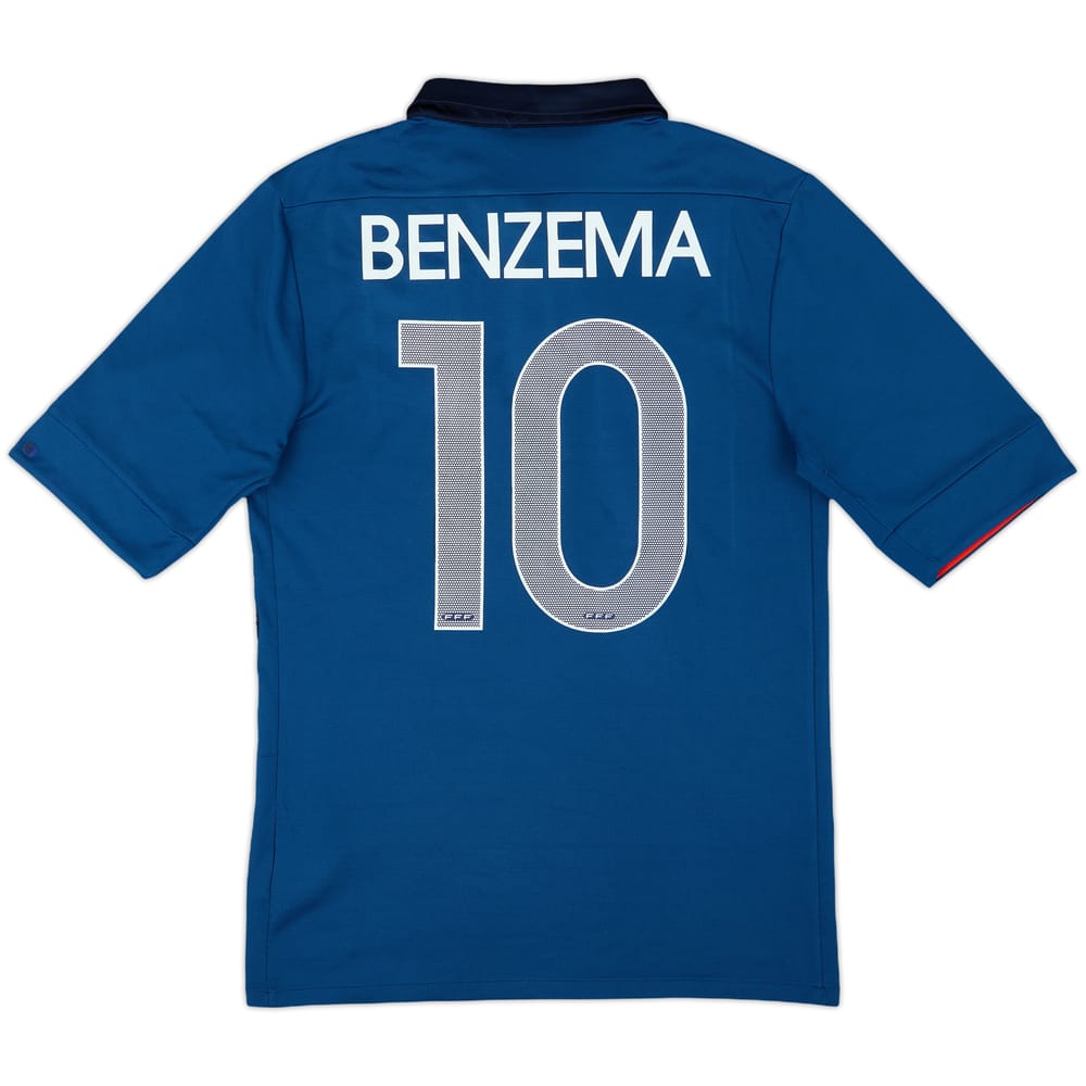 2011-12 France Home Shirt Benzema #10 - 8/10 - (S)