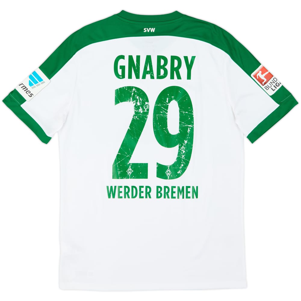 2016-17 Werder Bremen Third Shirt Gnabry #29 - 6/10 - (L)