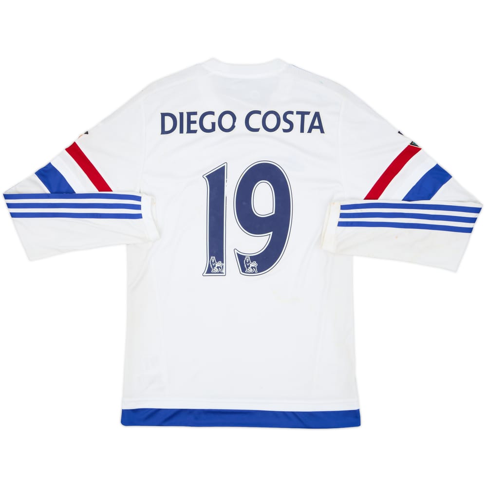 2015-16 Chelsea Away L/S Shirt Diego Costa #19 (S)
