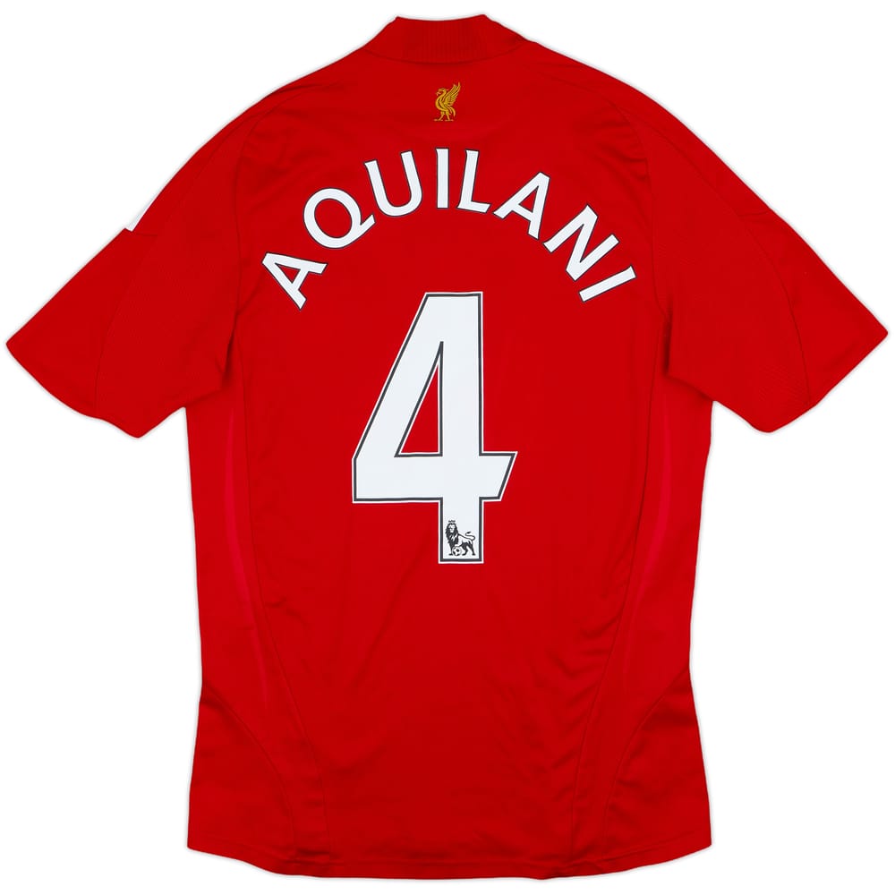 2008-10 Liverpool Home Shirt Aquilani #4 - 6/10 - (S)