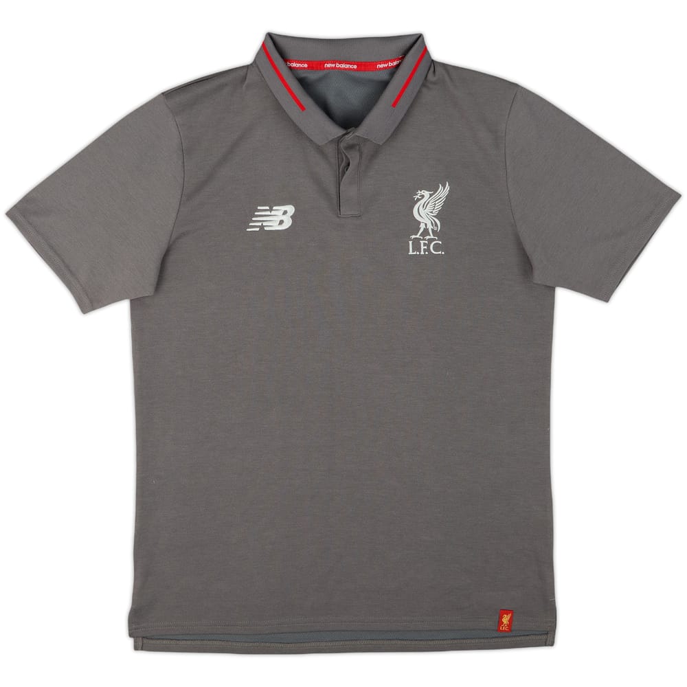 2018-19 Liverpool New Balance Polo Shirt - 8/10 - (M)