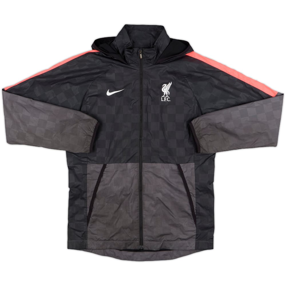 2020-21 Liverpool Nike Hooded Track Jacket - 7/10 - (M)