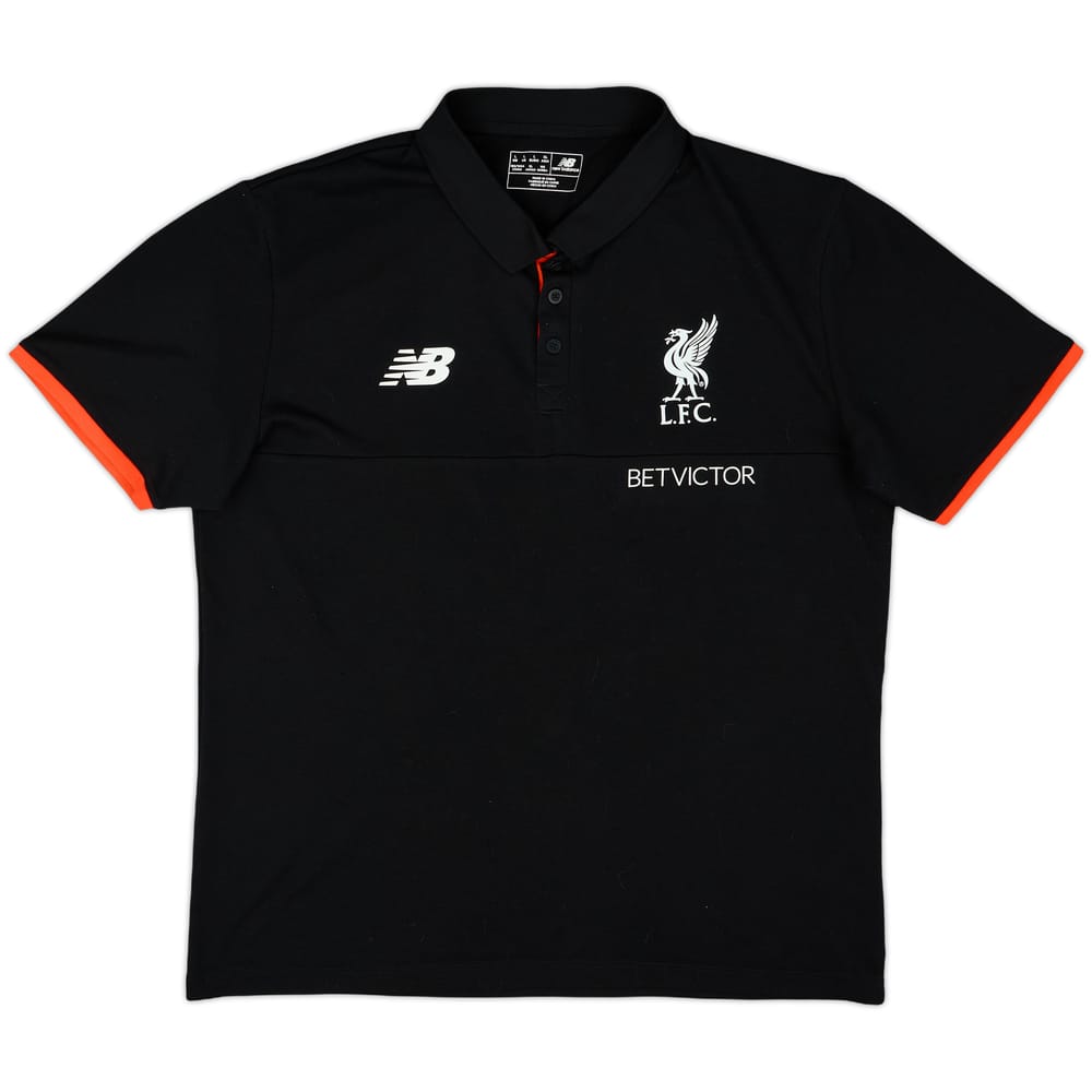 2016-17 Liverpool New Balance Polo Shirt - 8/10 - (L)
