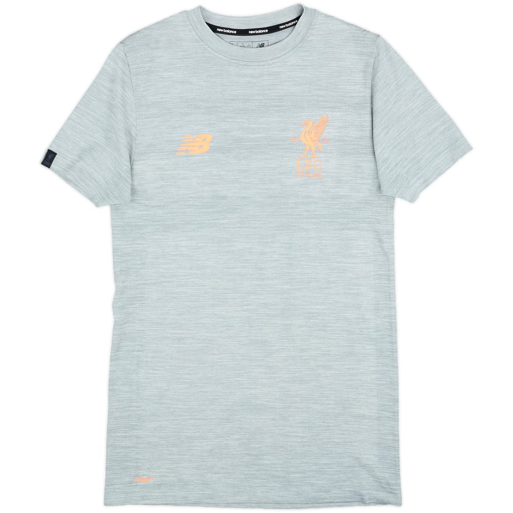 2017-18 Liverpool New Balance Cotton Tee - 10/10 - (M)