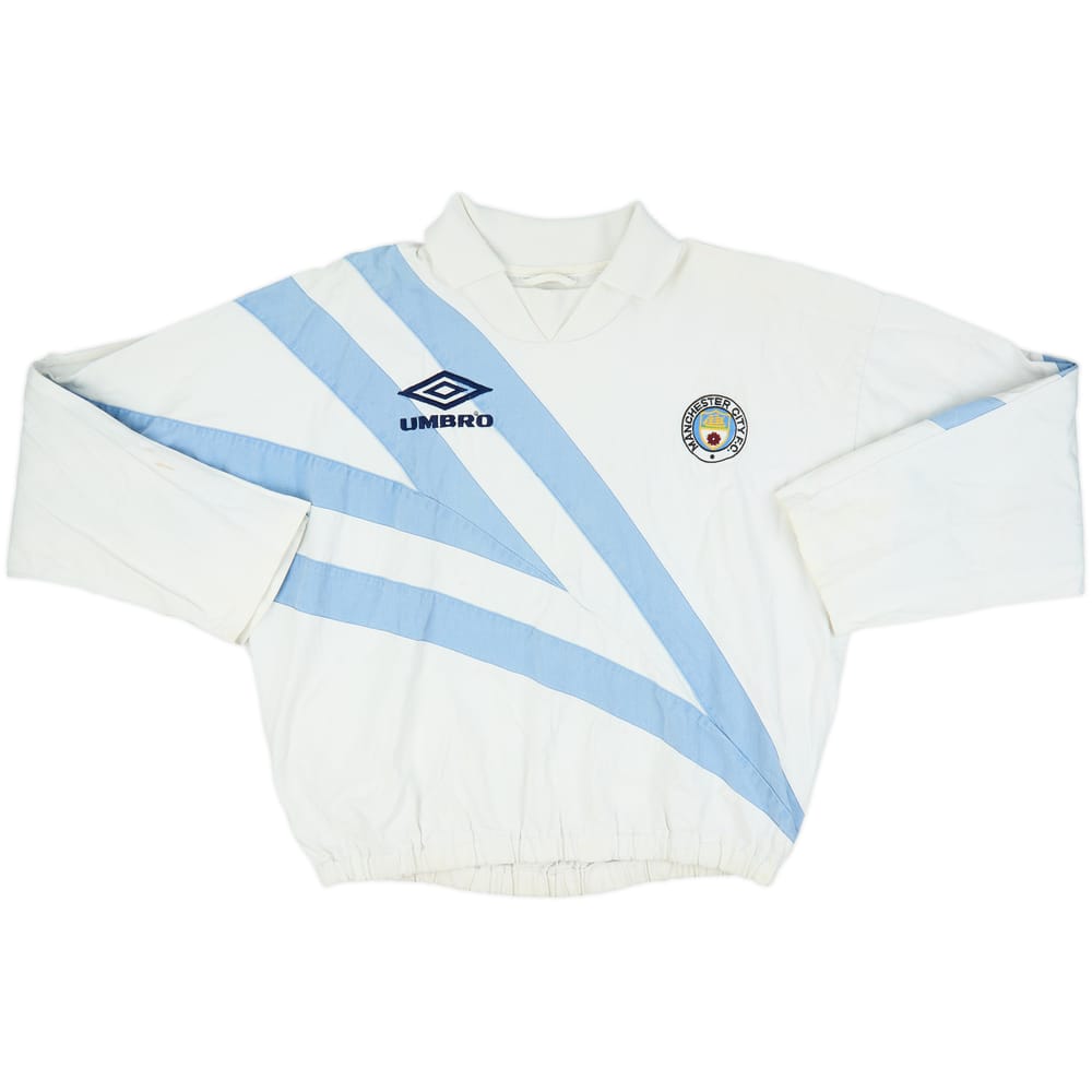 1991-93 Manchester City Umbro Drill Top - 7/10 - (L)