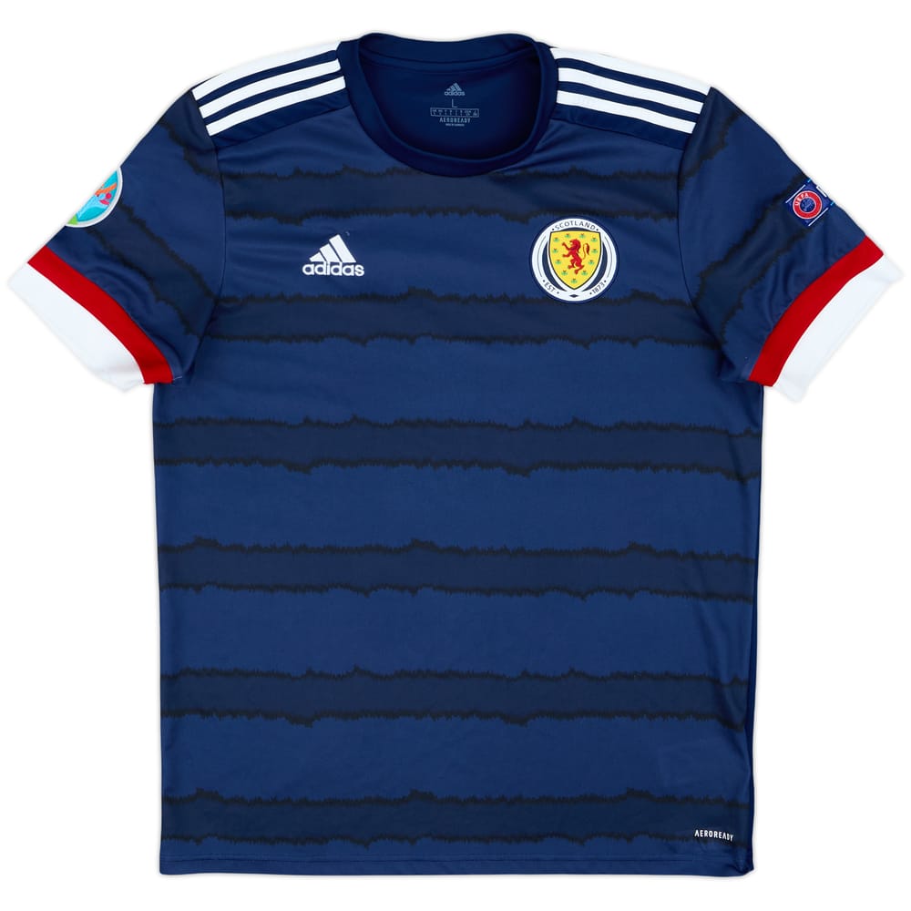 2020-22 Scotland Home Shirt - 8/10 - (L)