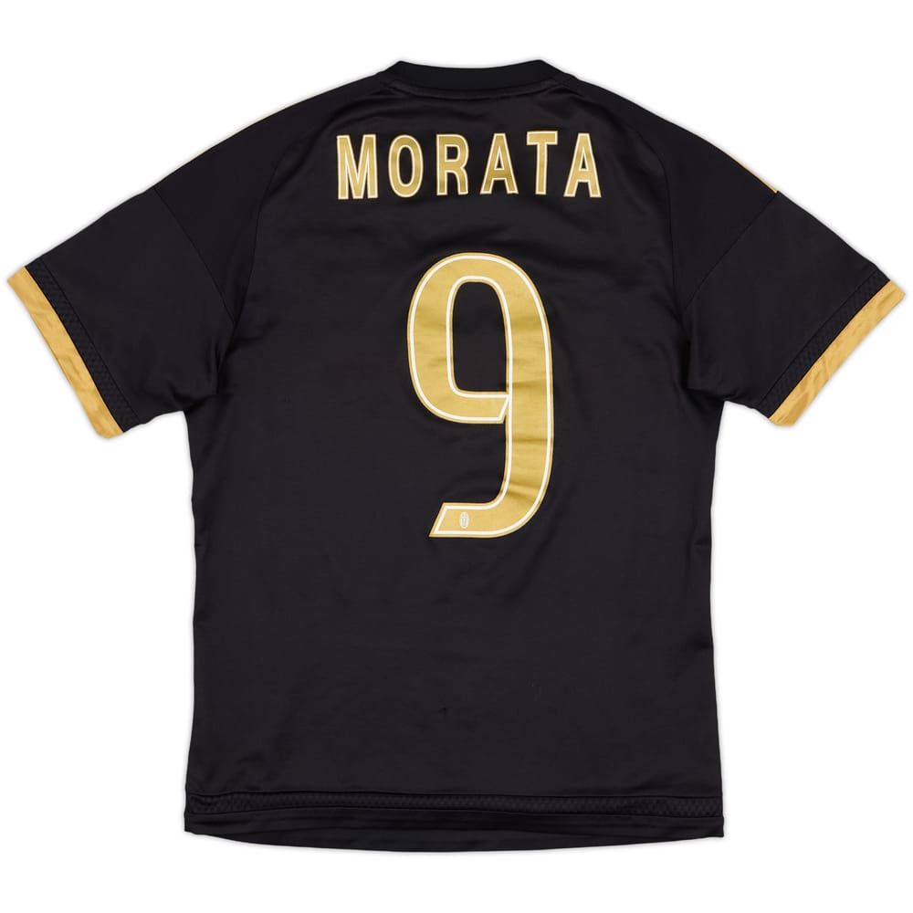 2015-16 Juventus Third Shirt Morata #9 - 6/10 - (S)