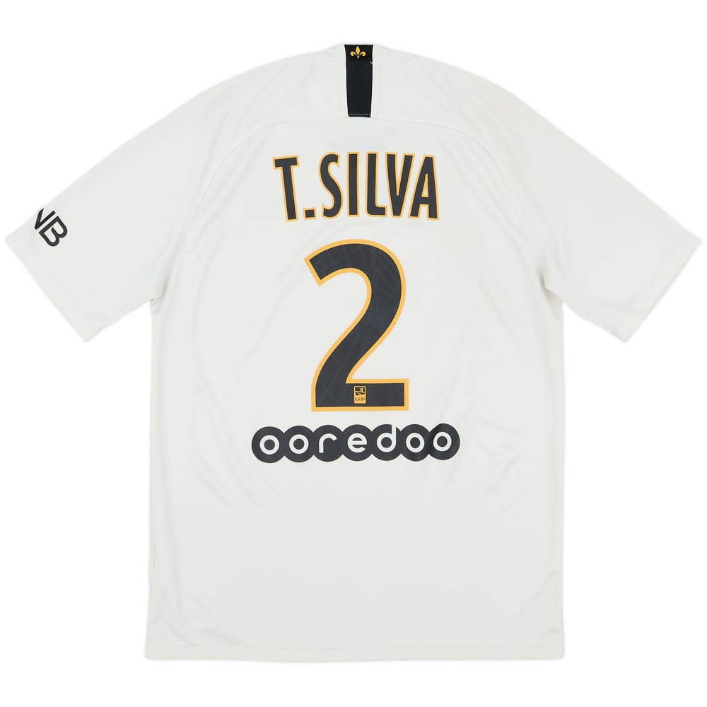 2018-19 Paris Saint-Germain Away Shirt T.Silva #2 - 7/10 - (M)