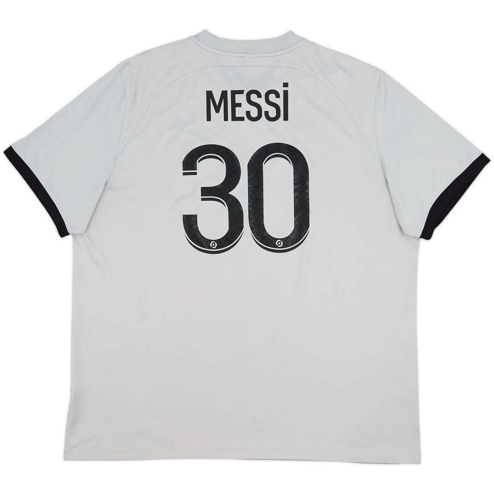 2022-23 Paris Saint-Germain Away Shirt Messi #30 - 7/10 - (XXL)