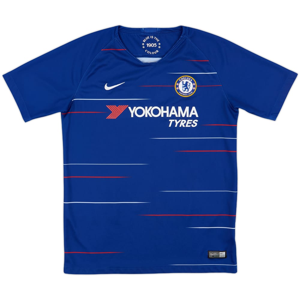 2018-19 Chelsea Home Shirt - 6/10 - (XL.Boys)