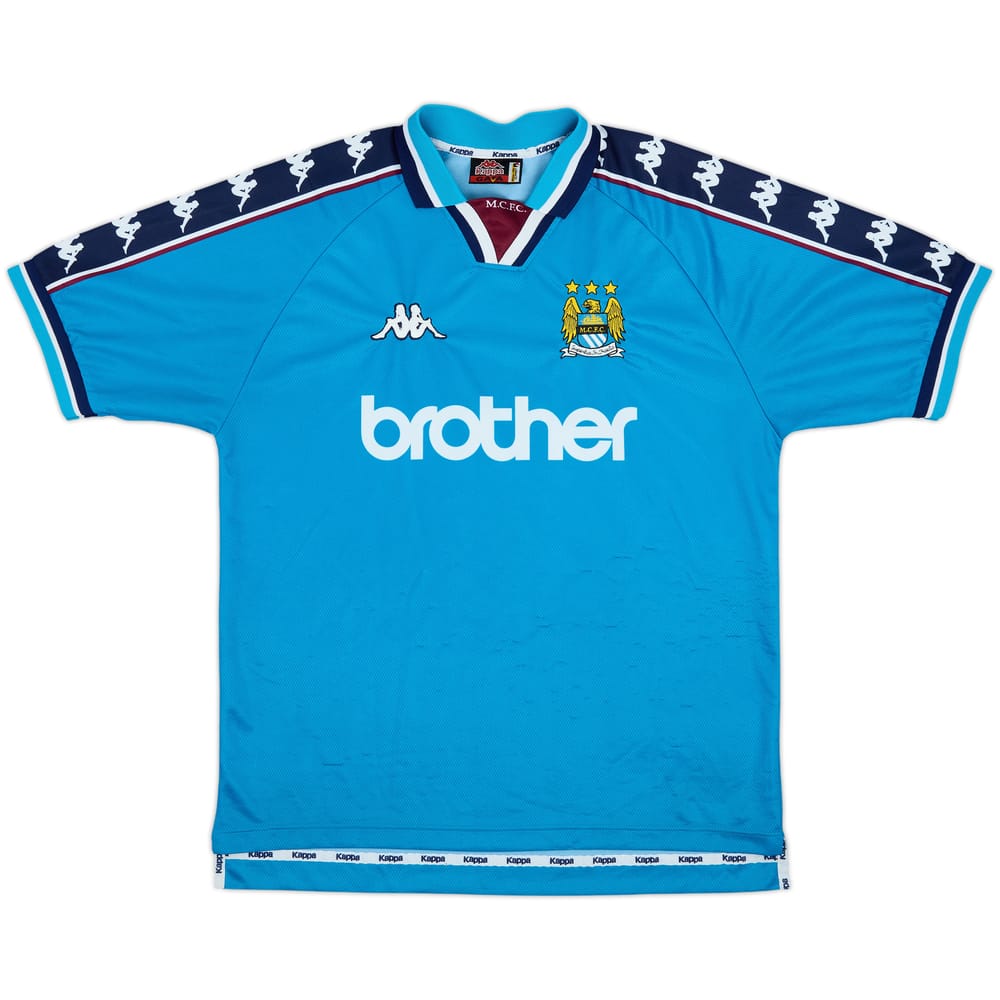 1997-99 Manchester City Home Shirt - 6/10 - (L)