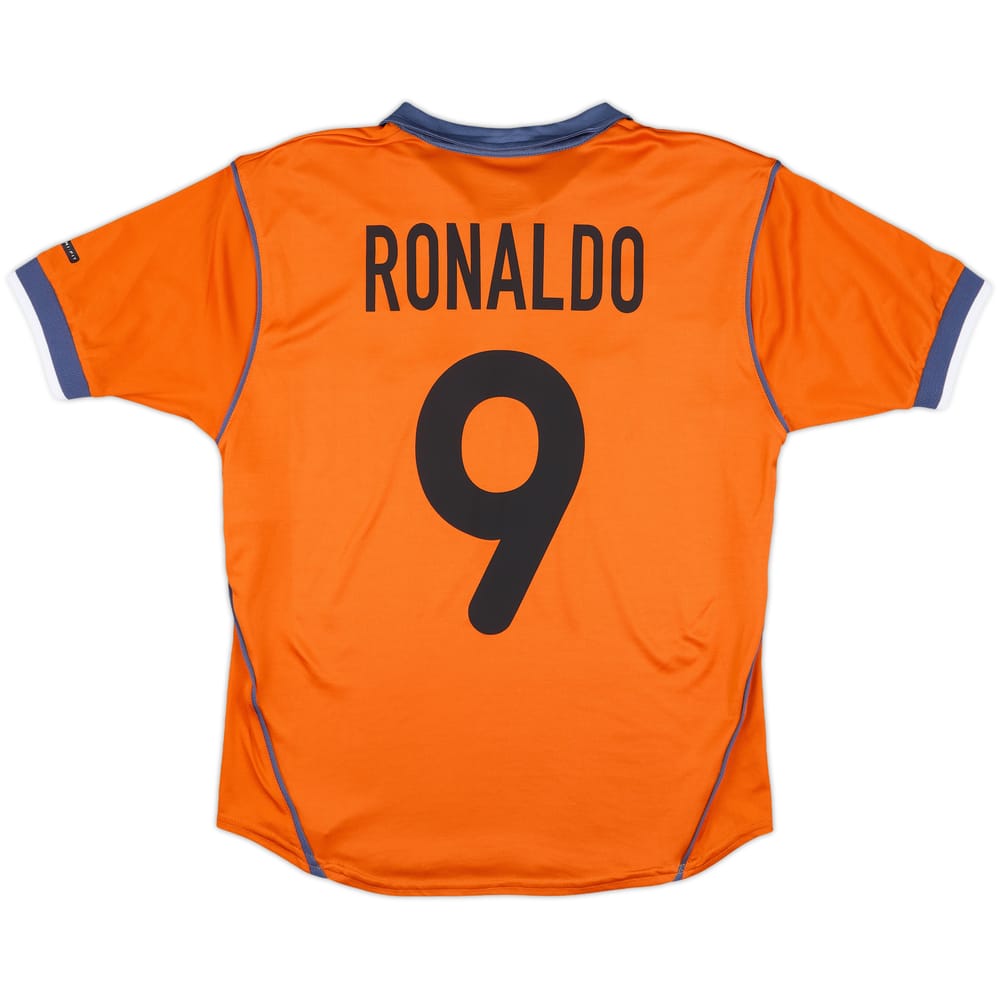 2000-01 Inter Milan Third Shirt Ronaldo #9 - 9/10 - (XL.Boys)