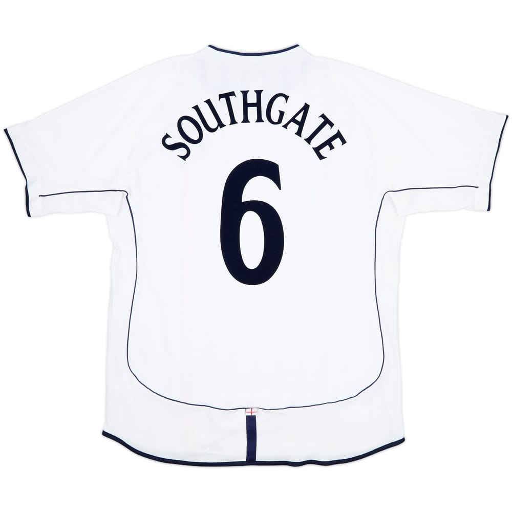 2001-03 England Home Shirt Southgate #6 - 9/10 - (XL)