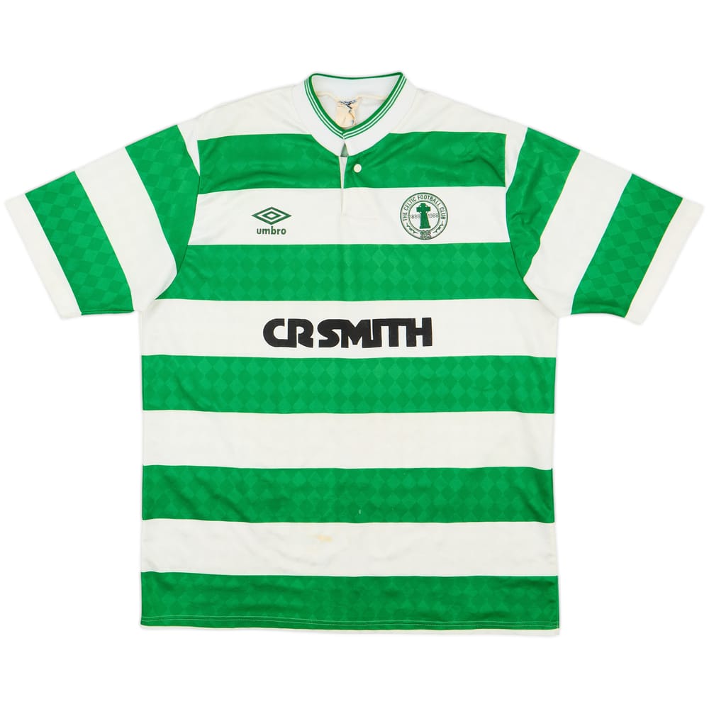 1987-89 Celtic Centenary Home Shirt - 6/10 - (M)