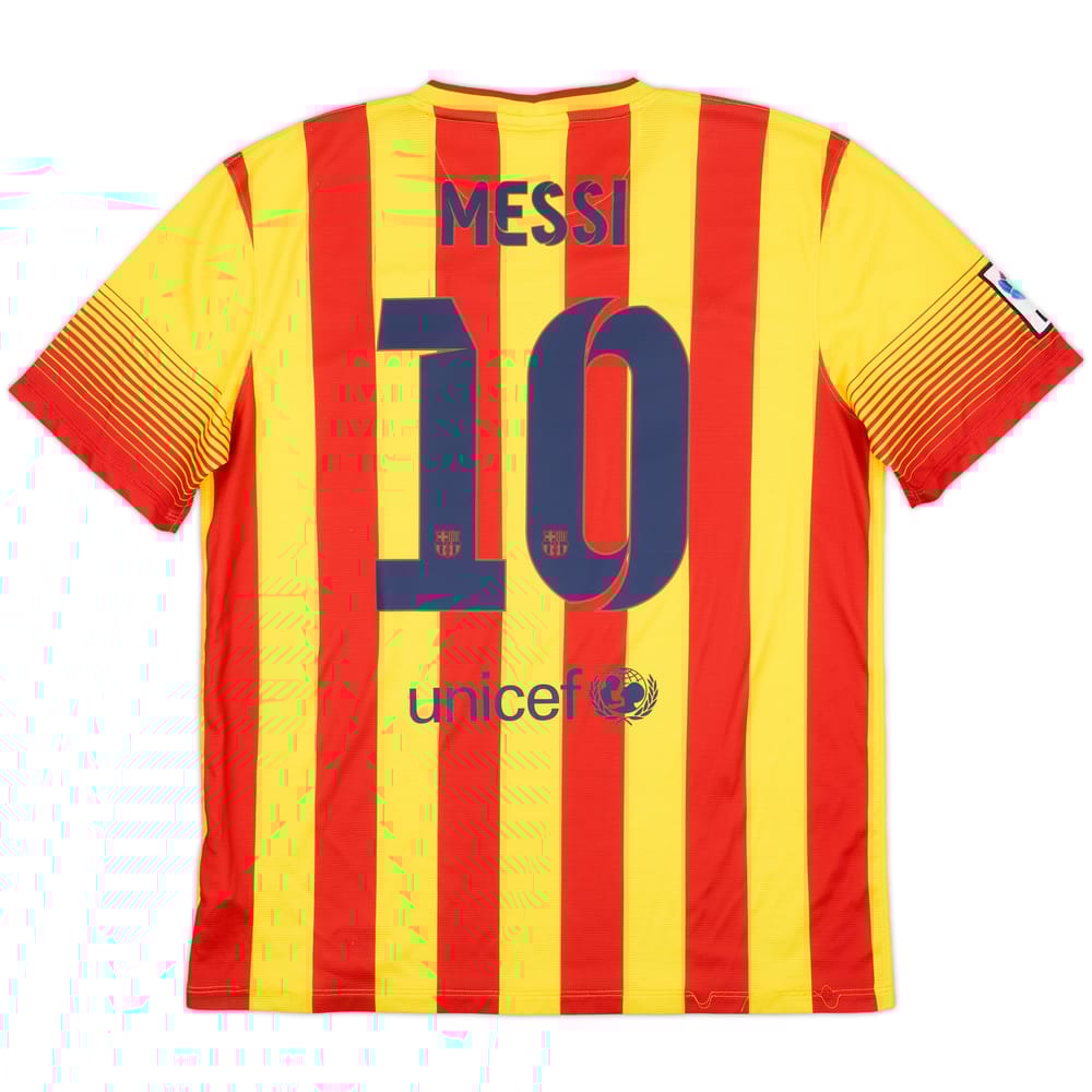 2013-15 Barcelona Away Shirt Messi #10 - 7/10 - (L)