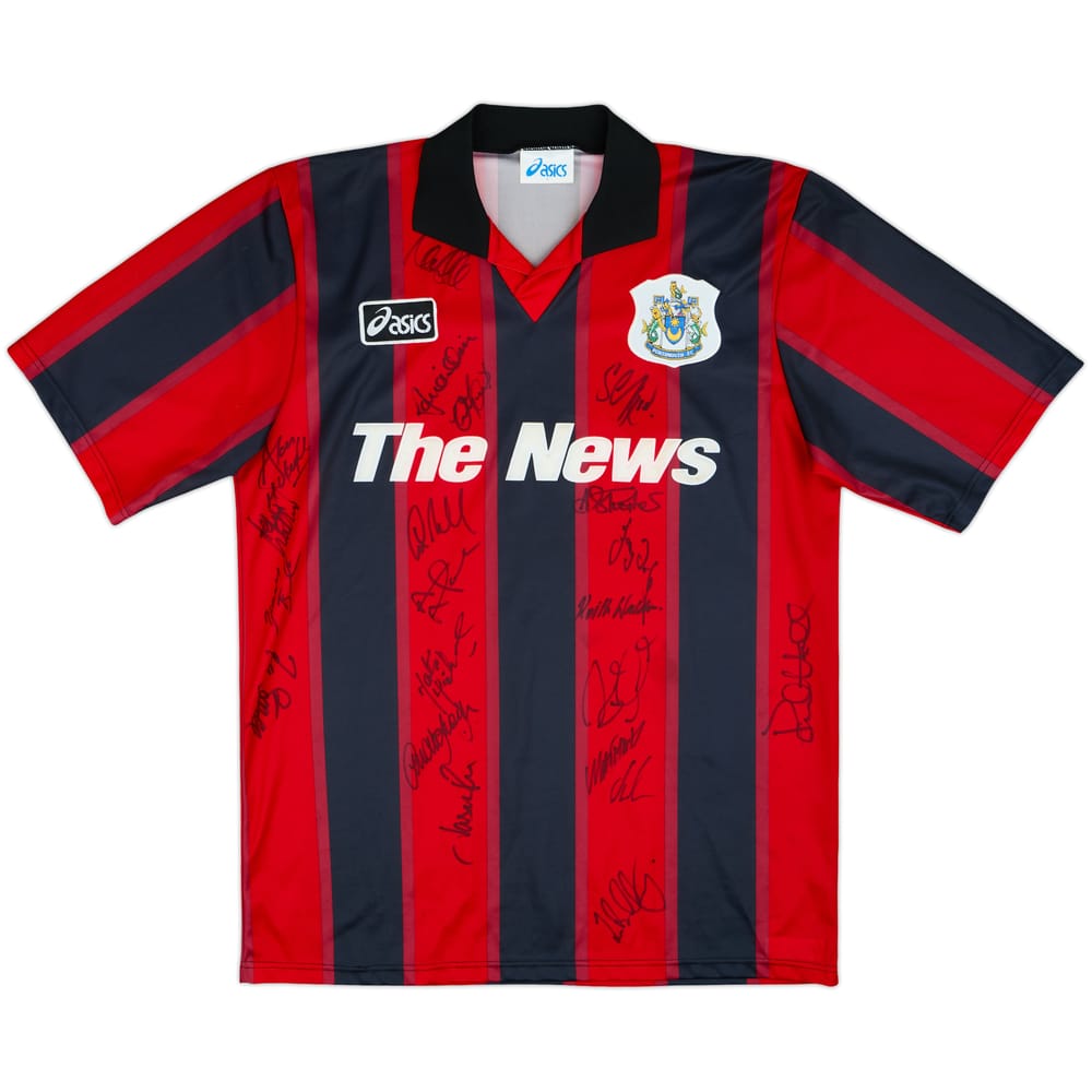 1995-97 Portsmouth Squad Signed Away Shirt - 8/10 - (L)