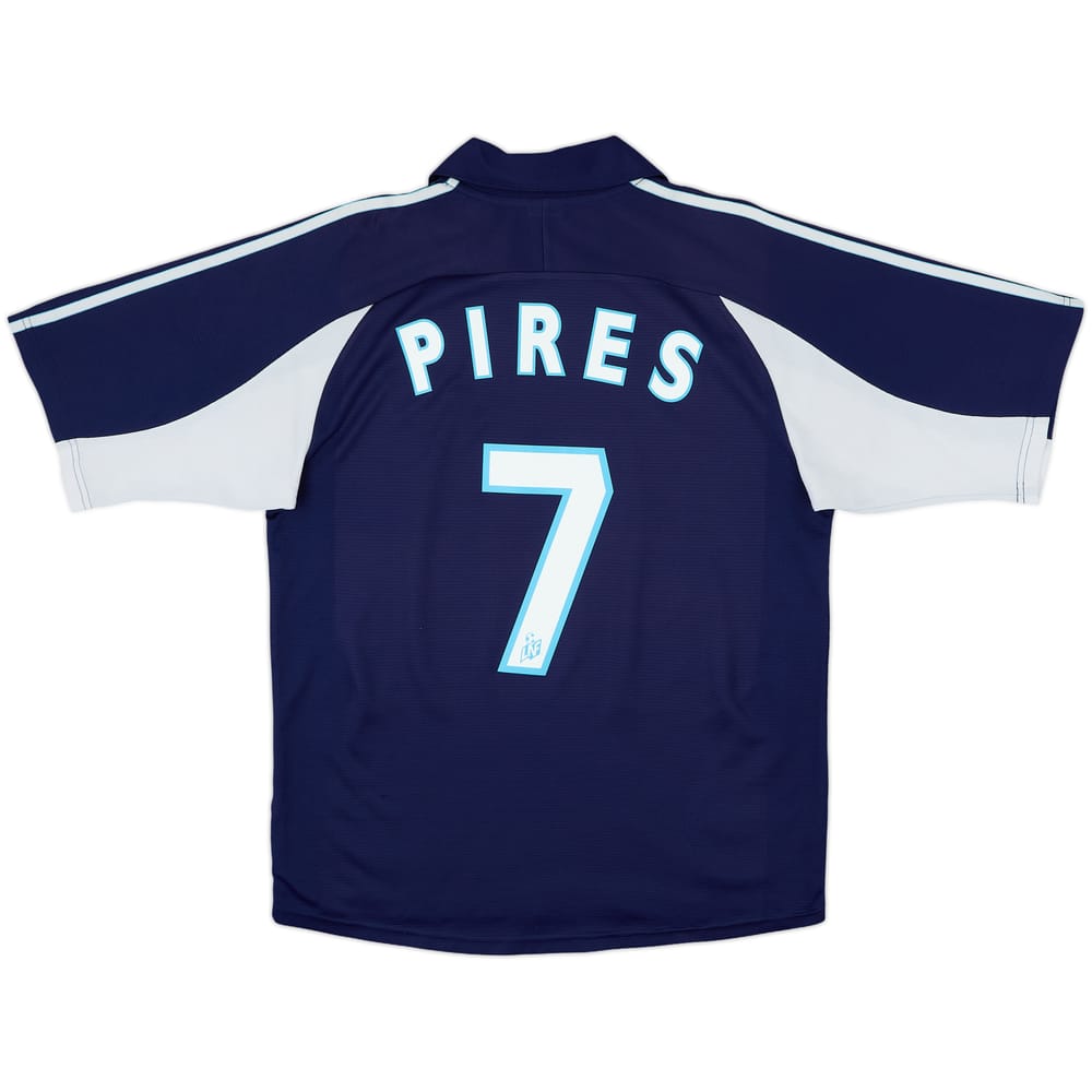 1999-00 Olympique Marseille Away Shirt Pires #7 - 6/10 - (S)