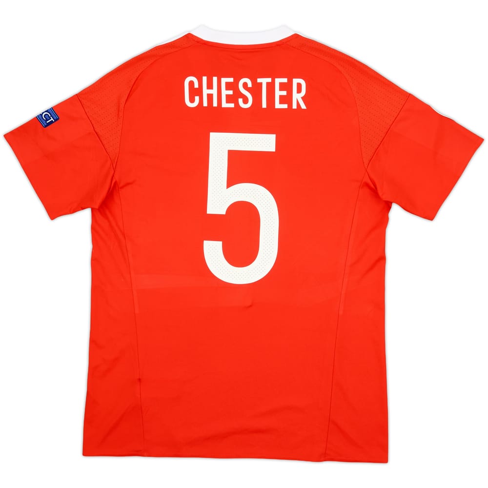 2016-17 Wales Home Shirt Chester #5 - 9/10 - (M)
