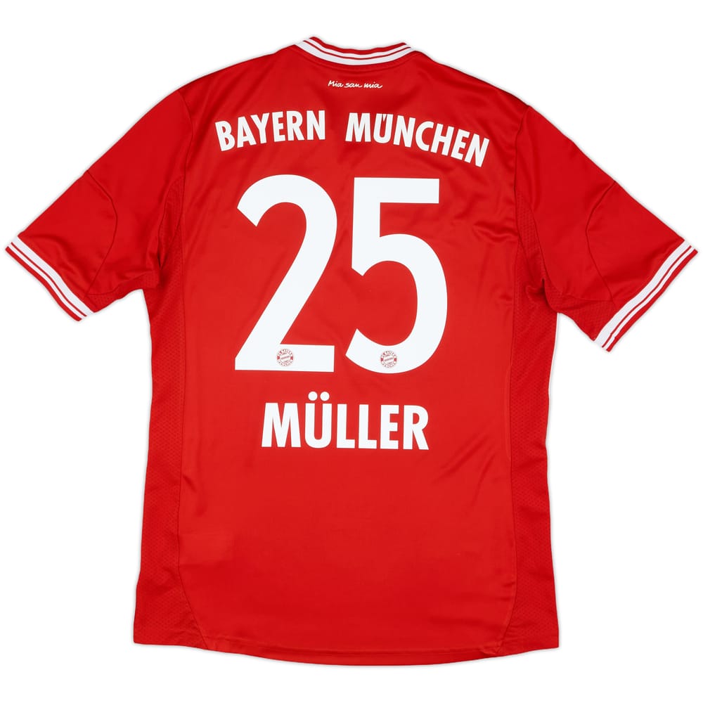 2013-14 Bayern Munich Home Shirt Muller #25 - 8/10 - (M)