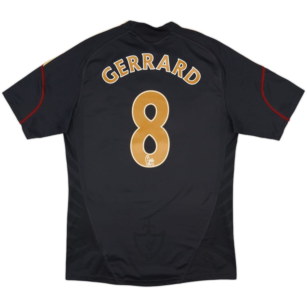 2009-10 Liverpool Away Shirt Gerrard#8 - 7/10 - (M)