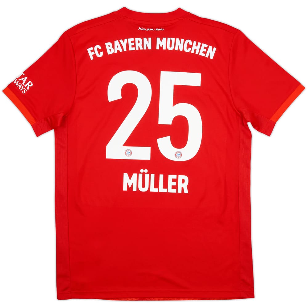 2019-20 Bayern Munich Home Shirt Muller #25 - 9/10 - (M)
