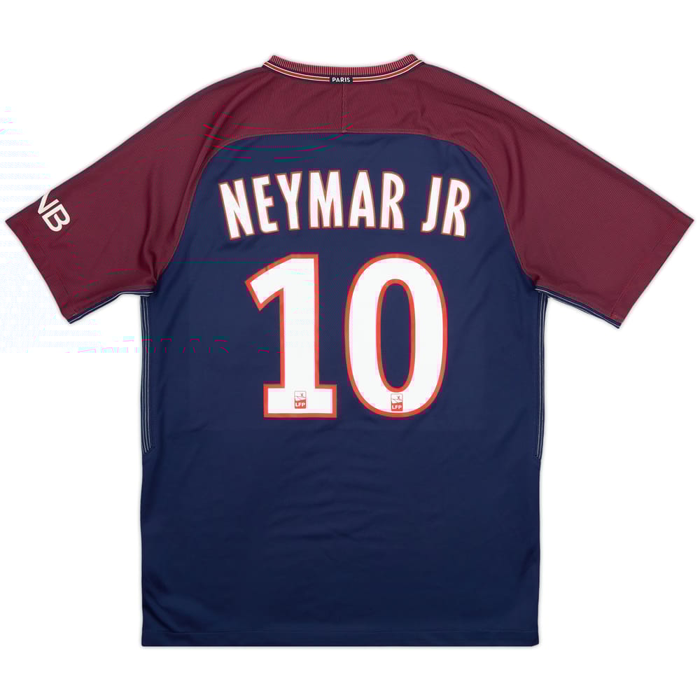2017-18 Paris Saint-Germain Home Shirt Neymar Jr #10 - 6/10 - (M)