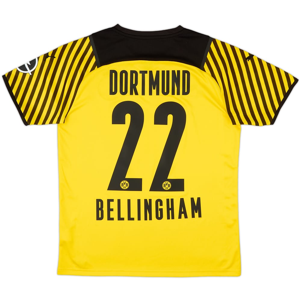 2021-22 Borussia Dortmund Home Shirt Bellingham #22 - 10/10 - (M)